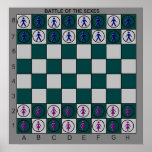 Chess for the Sexes Print