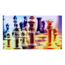 Chess Game Business Card