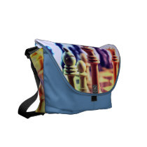 Chess Game Messenger Bag