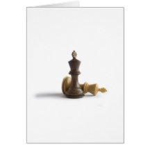 Chess Game Over Greeting Cards