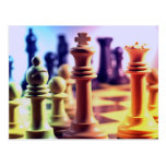 Chess Game Postcard