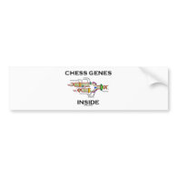 Chess Genes Inside (DNA Replication) Bumper Sticker