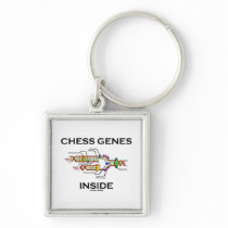 Chess Genes Inside (DNA Replication) Key Chains