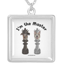 Chess I'm the Master Dog Custom Necklace