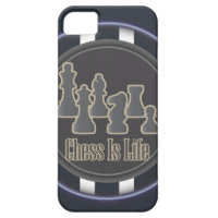 Chess is Life Blue iPhone 5 Case