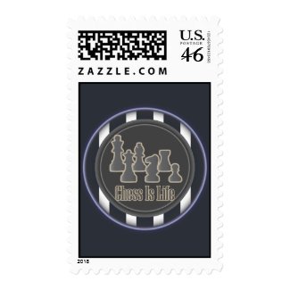 Chess Is Life Postage Stamp