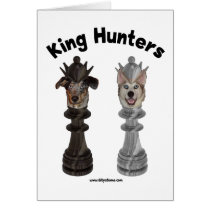 Chess King Hunters Dogs Cards