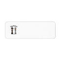 Chess King Hunters Dogs Custom Return Address Labels