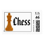 chess king postage stamps
