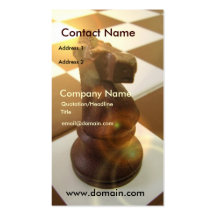 Chess Knight Business Card