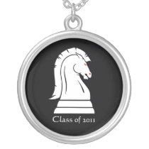 Chess Knight Horse Class of Graduation Necklace