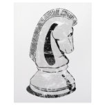 chess - knight letterhead design