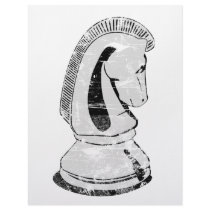 chess - knight letterhead design