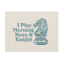 Chess Knight postcards by techatfirstsite_II Chess Knight postcards
