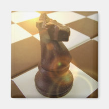 Chess Knight Square Magnet