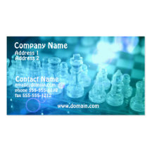 Chess Match Business Card