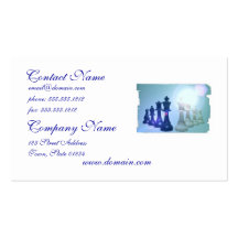 Chess Moves Business Cards