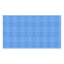 Chess Pattern in Blue. Business Card Template
