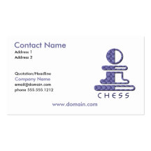 Chess Pawn Business Card