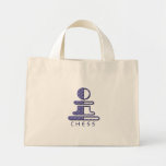Chess Pawn Design Tiny Tote Bag