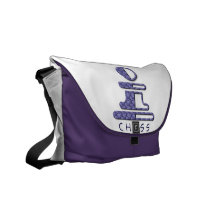 Chess Pawn  Messenger Bag