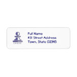 Chess Pawn Return Address Label