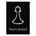 Chess Piece. White. Custom Invites