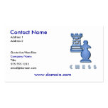 Chess Pieces Business Card