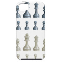 Chess pieces set case for the iPhone 5