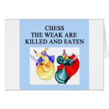 CHESS player joke Cards
