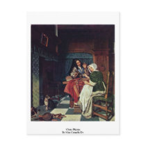 Chess Players By Man Cornelis De Post Cards