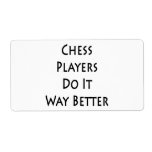 Chess Players Do It Way Better Shipping Labels