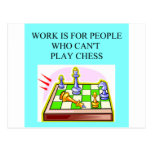 chess players postcards