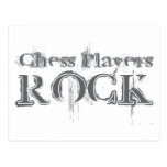 Chess Players Rock Post Card