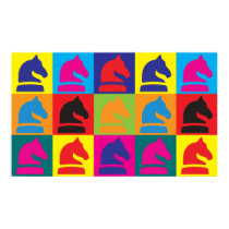 Chess Pop Art posters by sciencewillprevail Chess Pop Art posters