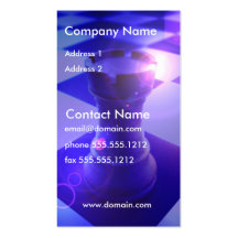Chess Rook Business Card