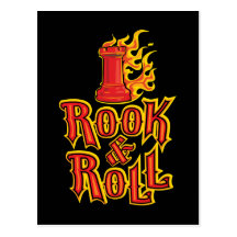 Chess Rook & Roll Post Cards