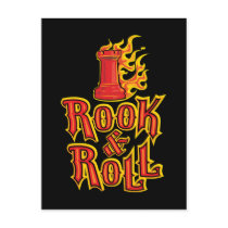 Chess Rook & Roll postcards by techatfirstsite_II Chess Rook & Roll postcards