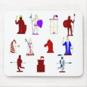 Chess set Mouse Pad mousepads by PS_DESIGNS Chess set Mouse Pad mousepads
