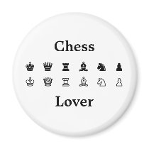 Chess Set Symbols magnets