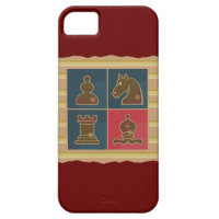 Chess Squares Red iPhone 5 Case