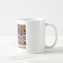 Chess Stereogram (Chess Pieces 3-D) Mug