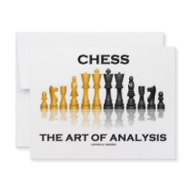 Chess The Art Of Analysis invitations by wordsunwords Chess The Art Of Analysis invitations