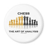 Chess The Art Of Analysis magnets
