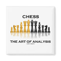 Chess The Art Of Analysis Refrigerator Magnets