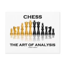 Chess The Art Of Analysis Postcard