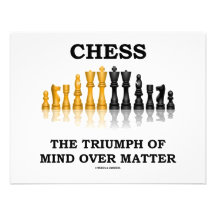 Chess The Triumph Of Mind Over Matter Invitation