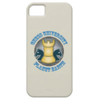 Chess University on Planet Earth Emblem iPhone 5 Cases