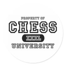 Chess University stickers by universityshirts Chess University stickers