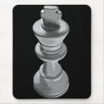 Chess, White King, Black and White Mousepad